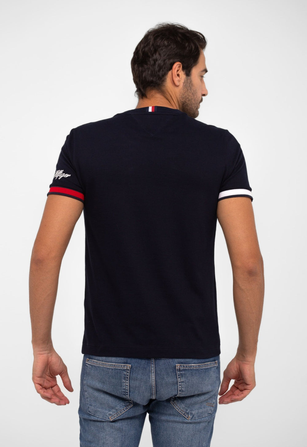 Camiseta Tommy Hilfiger Logo Manga - Henri Store