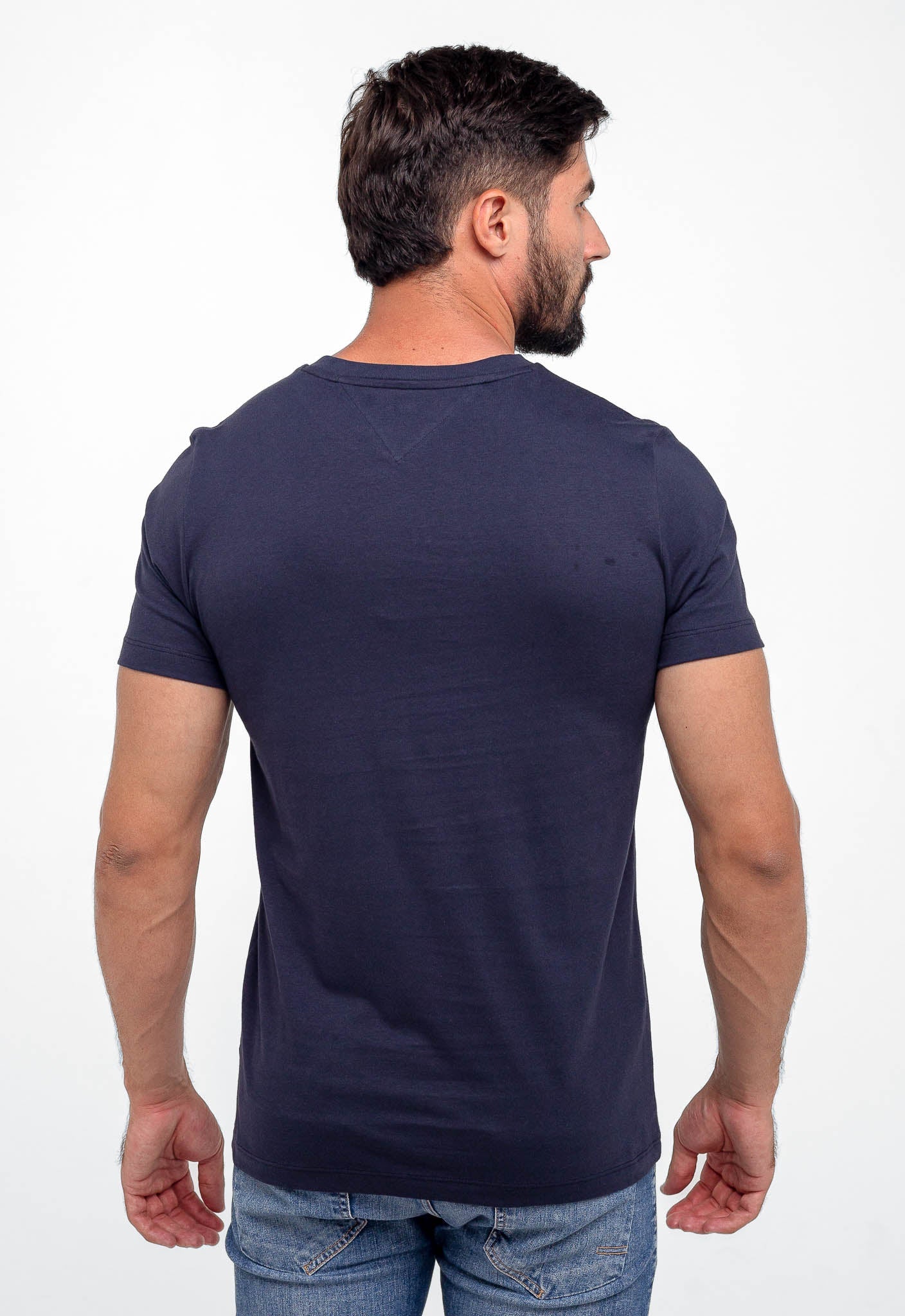 Camiseta Tommy Hilfiger Logo Outline - Henri Store