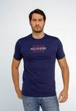Camiseta Tommy Hilfiger Logo Outline - Henri Store