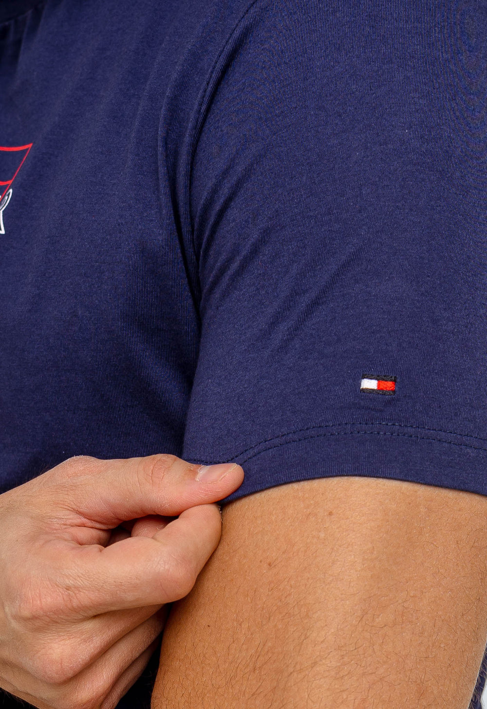 Camiseta Tommy Hilfiger Logo Outline - Henri Store