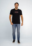 Camiseta Tommy Hilfiger Logo Outline - Henri Store