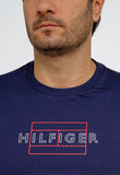 Camiseta Tommy Hilfiger Logo Outline - Henri Store