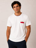 Camiseta Tommy Hilfiger Logo Peito Branca - Henri Store