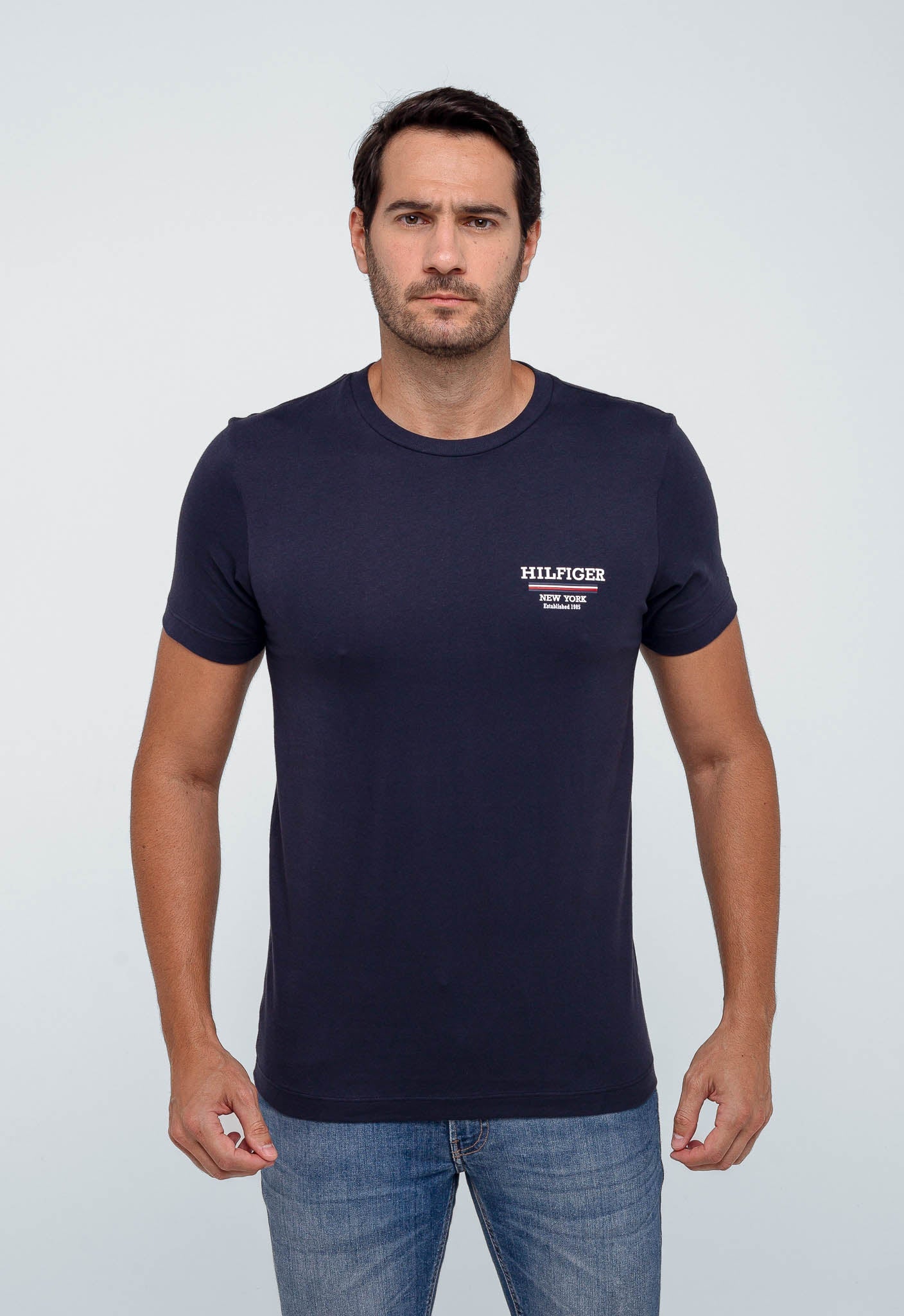 Camiseta Tommy Hilfiger Logo Peito New York - LIVE - Henri Store