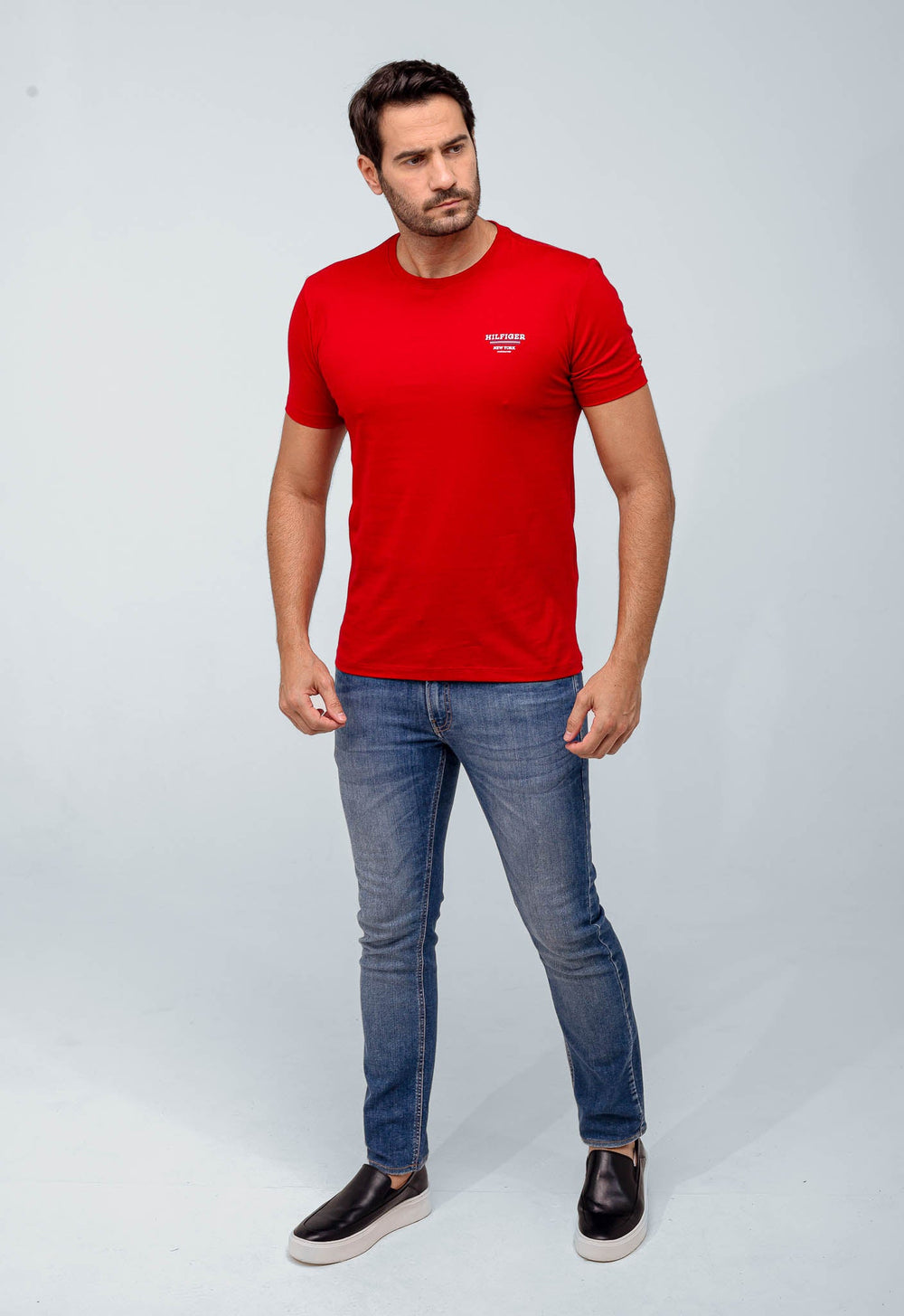 Camiseta Tommy Hilfiger Logo Peito New York - LIVE - Henri Store