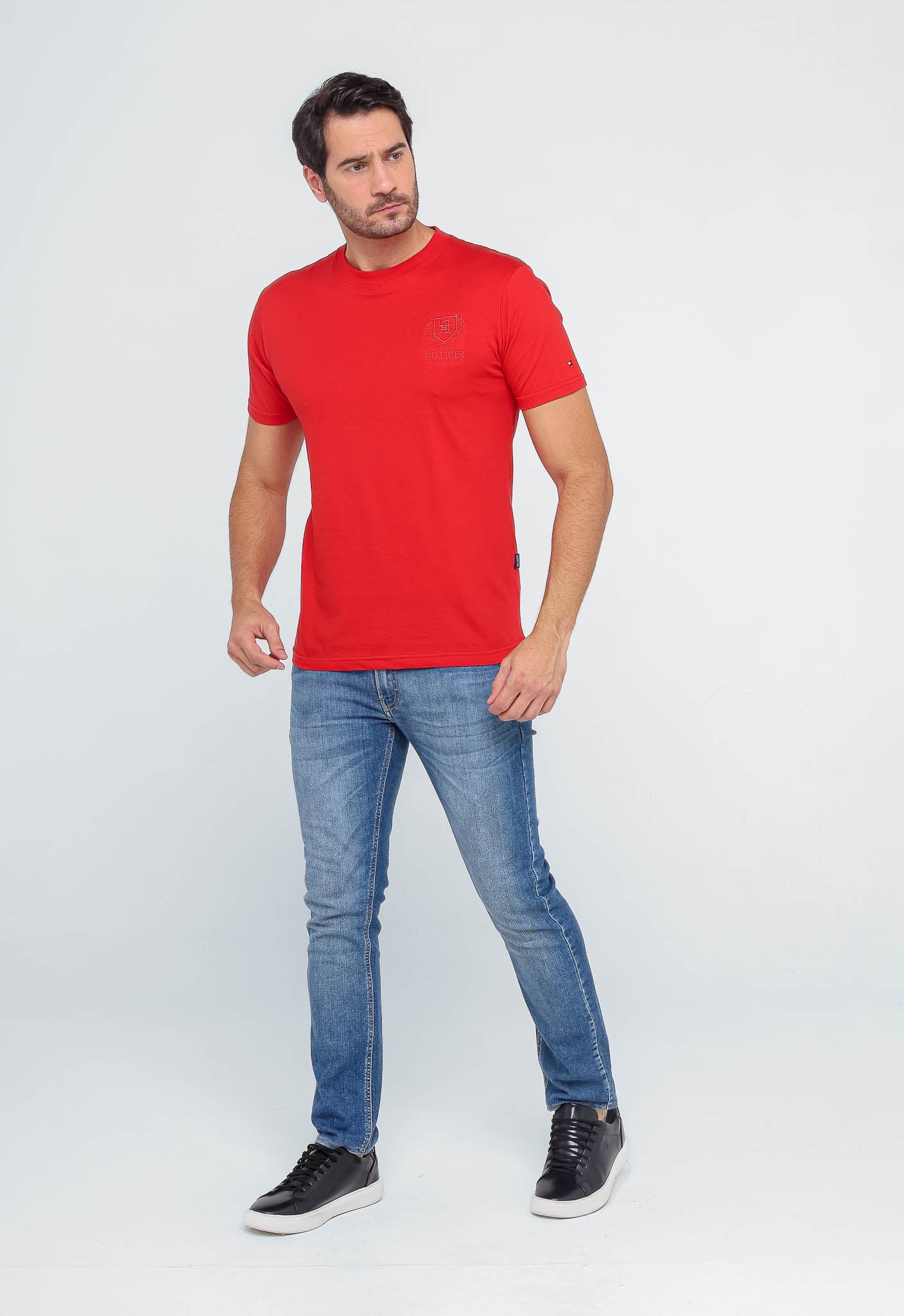 Camiseta Tommy Hilfiger Logo Peito NY - Henri Store