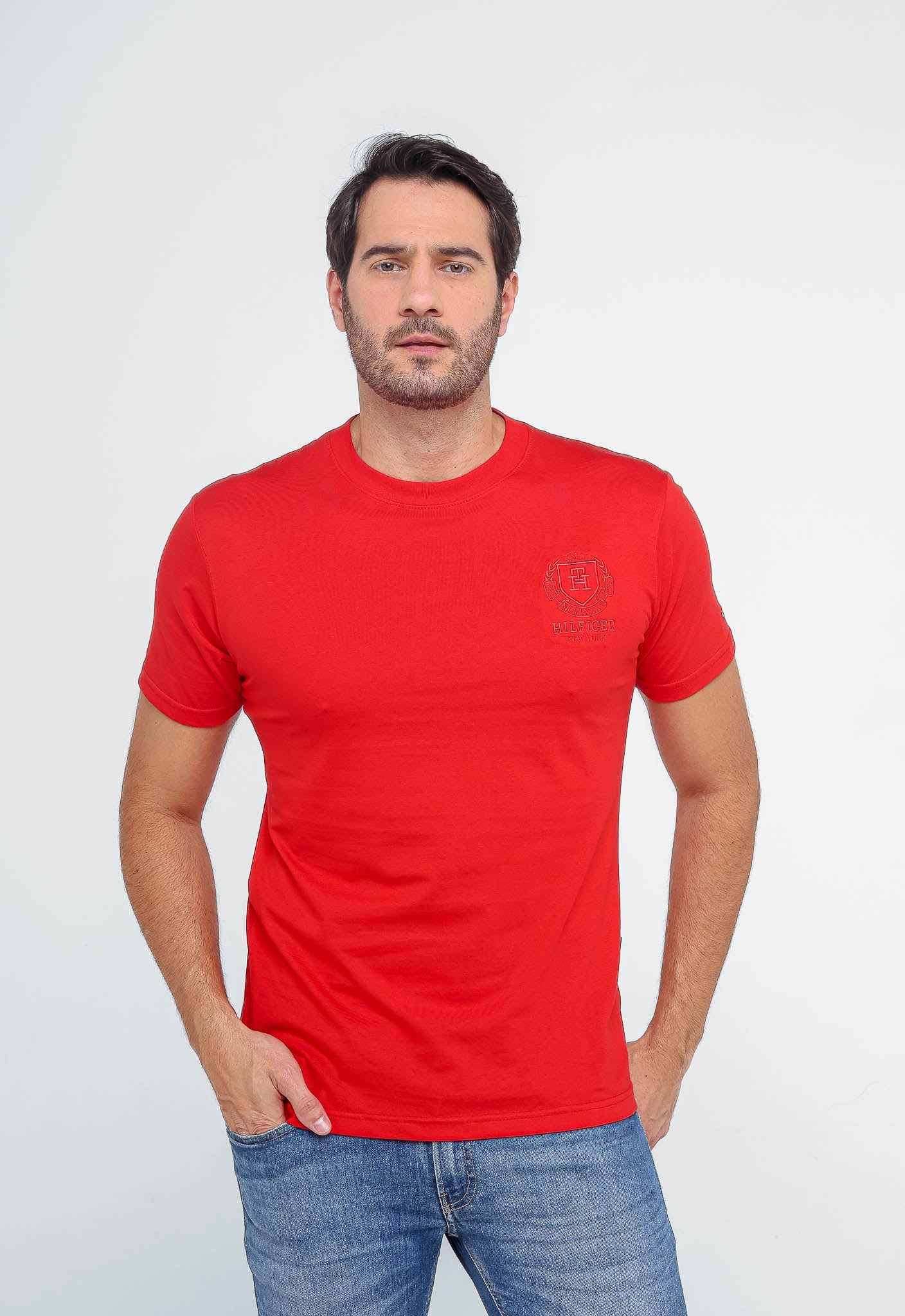 Camiseta Tommy Hilfiger Logo Peito NY - Henri Store