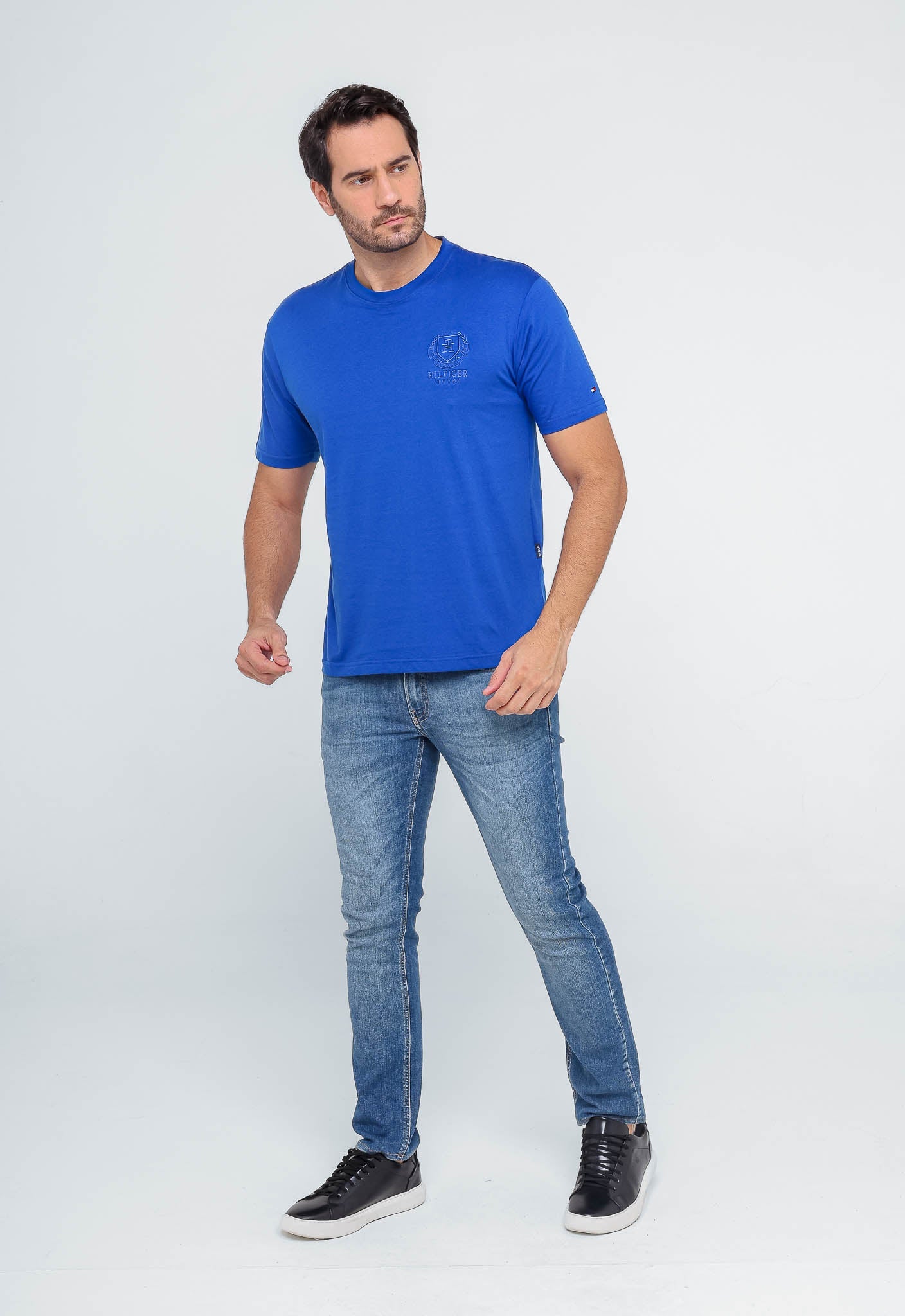 Camiseta Tommy Hilfiger Logo Peito NY - Henri Store