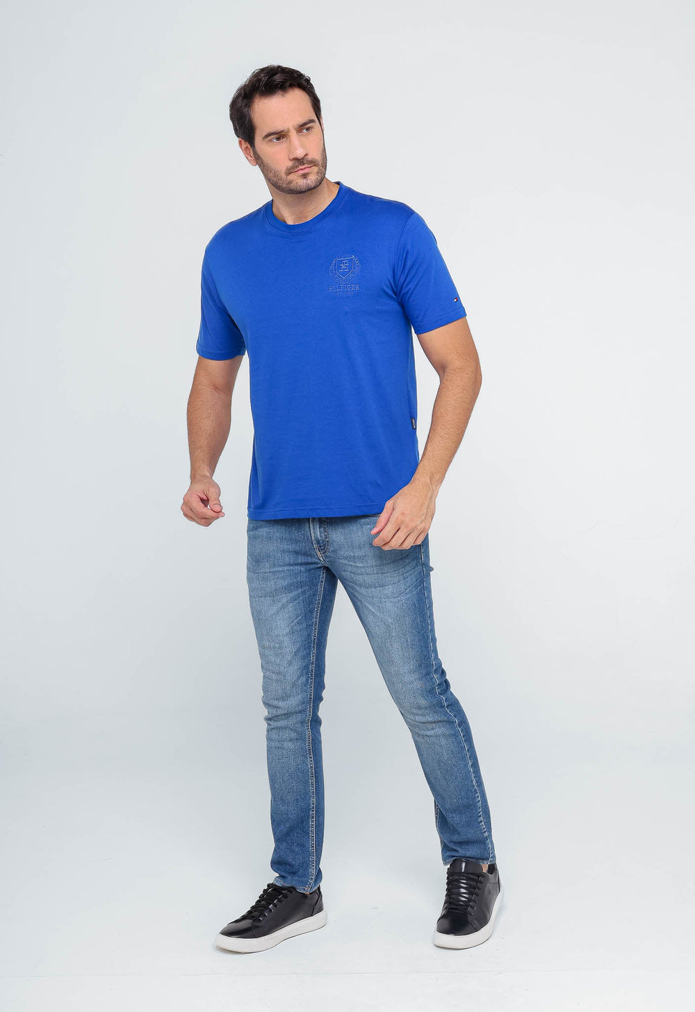 Camiseta Tommy Hilfiger Logo Peito NY - Henri Store
