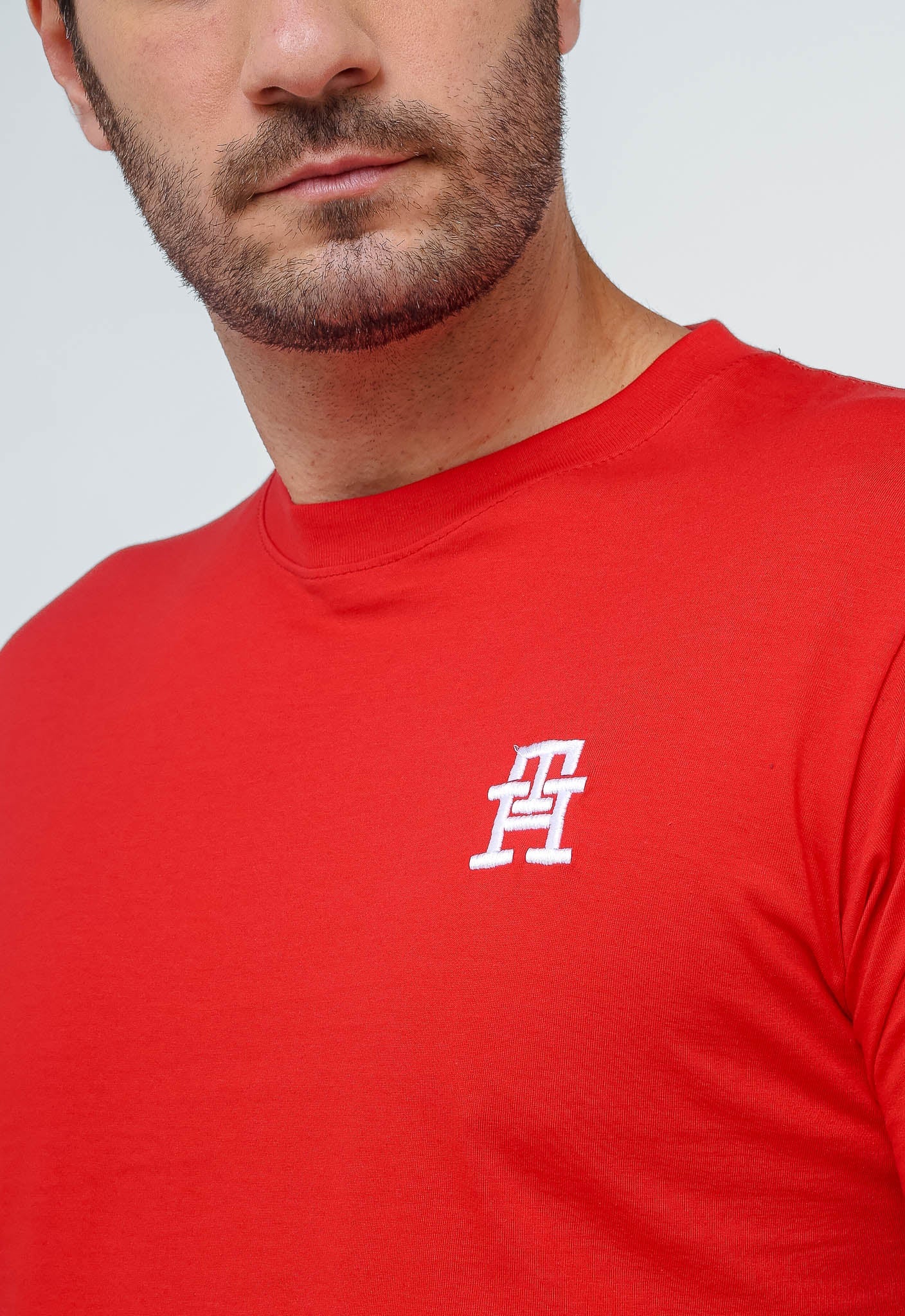 Camiseta Tommy Hilfiger Logo Peito TH Big - Henri Store