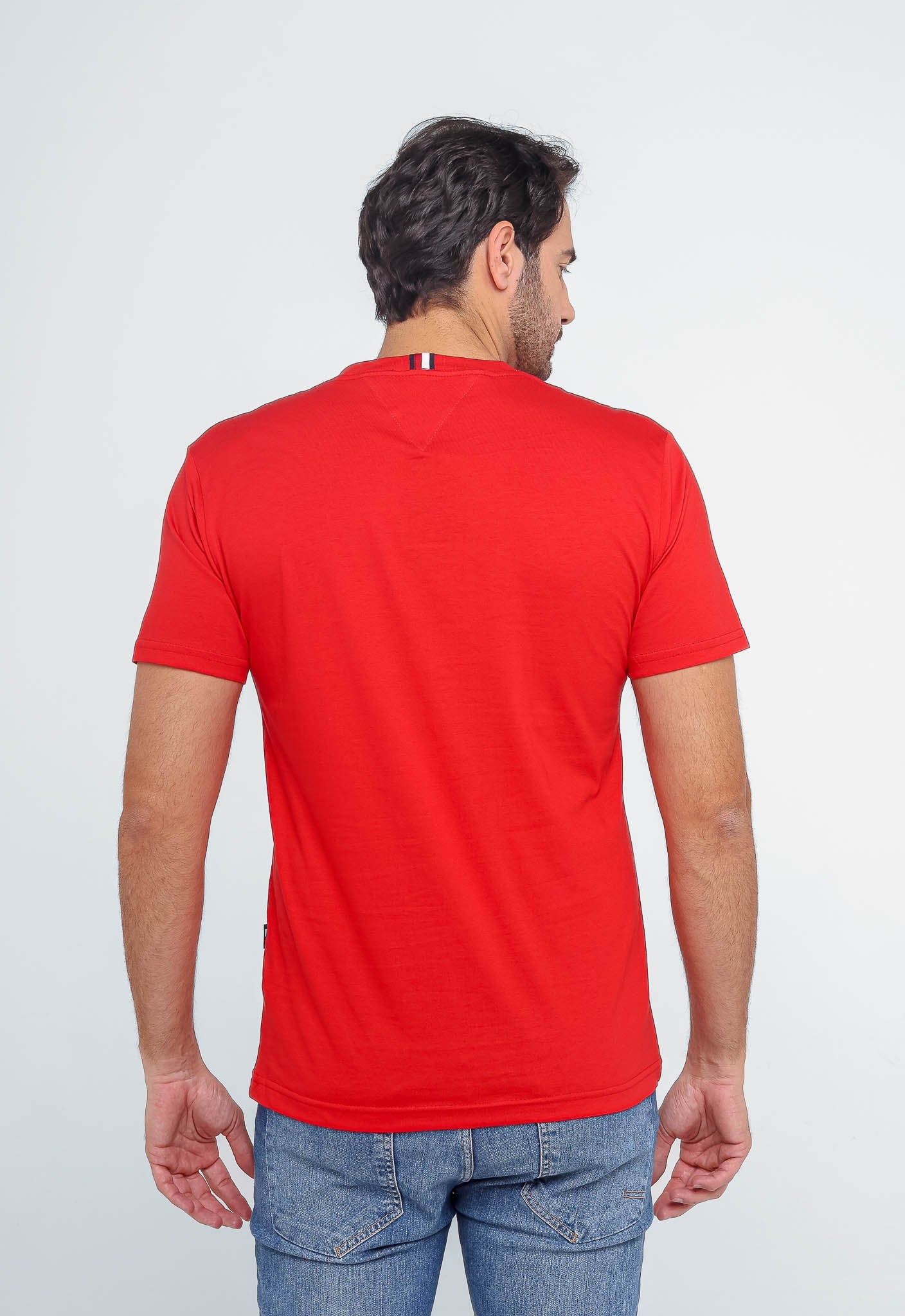 Camiseta Tommy Hilfiger Logo Peito TH Big - Henri Store