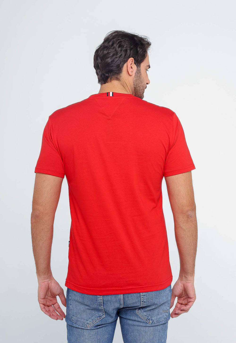 Camiseta Tommy Hilfiger Logo Peito TH Big - Henri Store