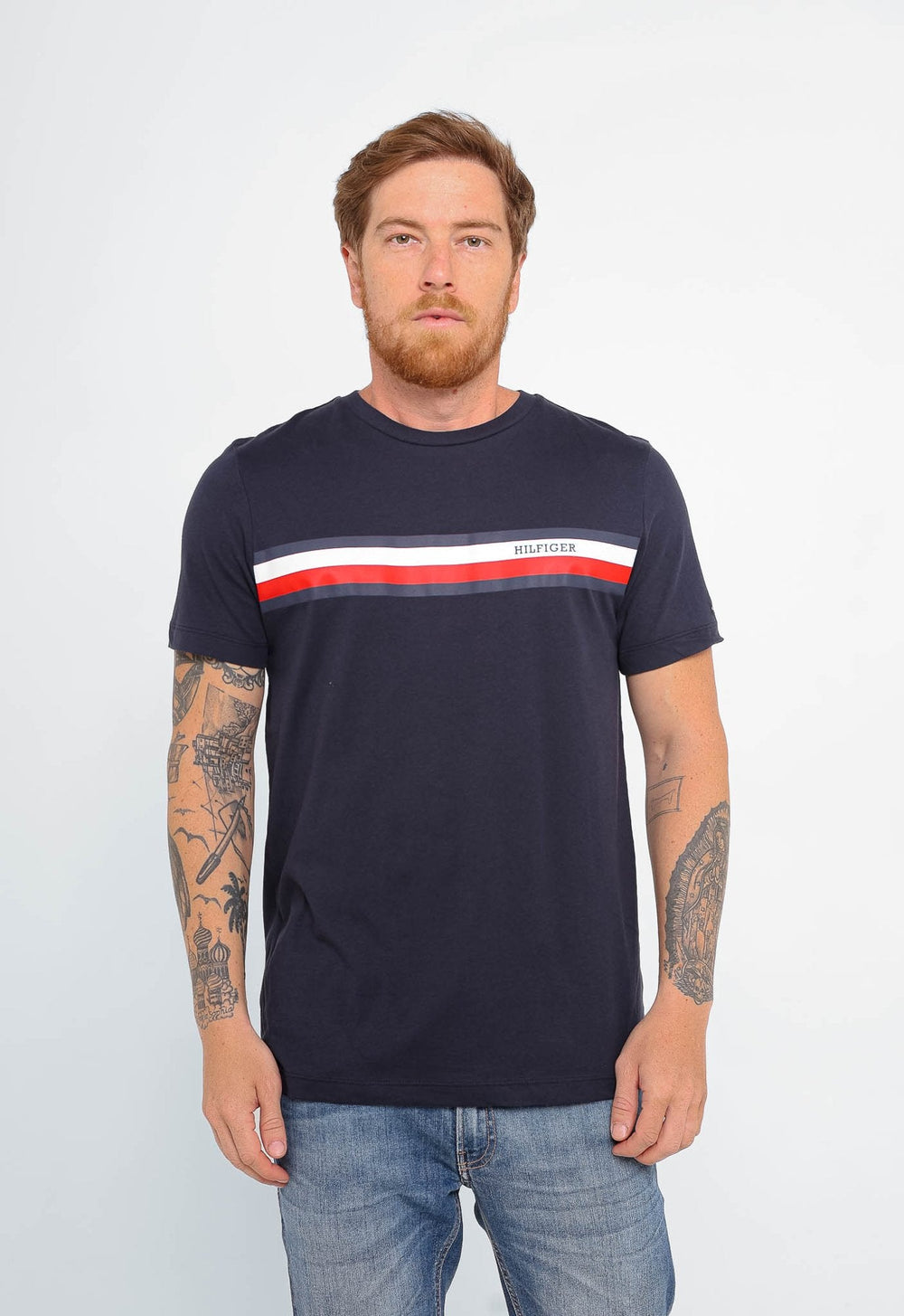 Camiseta Tommy Hilfiger Logo Range - Henri Store