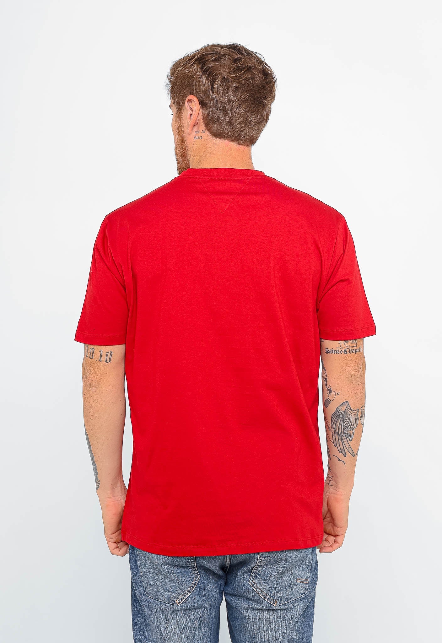Camiseta Tommy Hilfiger Logo Tee Est. 1985 - Sale -LIVE - Henri Store