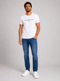Camiseta Tommy Hilfiger Logo Tee Est. 1985 - Sale -LIVE - Henri Store