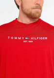 Camiseta Tommy Hilfiger Logo Tee Est. 1985 - Sale -LIVE - Henri Store