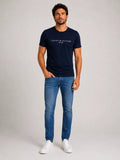 Camiseta Tommy Hilfiger Logo Tee Est. 1985 - Sale -LIVE - Henri Store