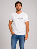 Camiseta Tommy Hilfiger Logo Tee Est. 1985 - Sale -LIVE - Henri Store