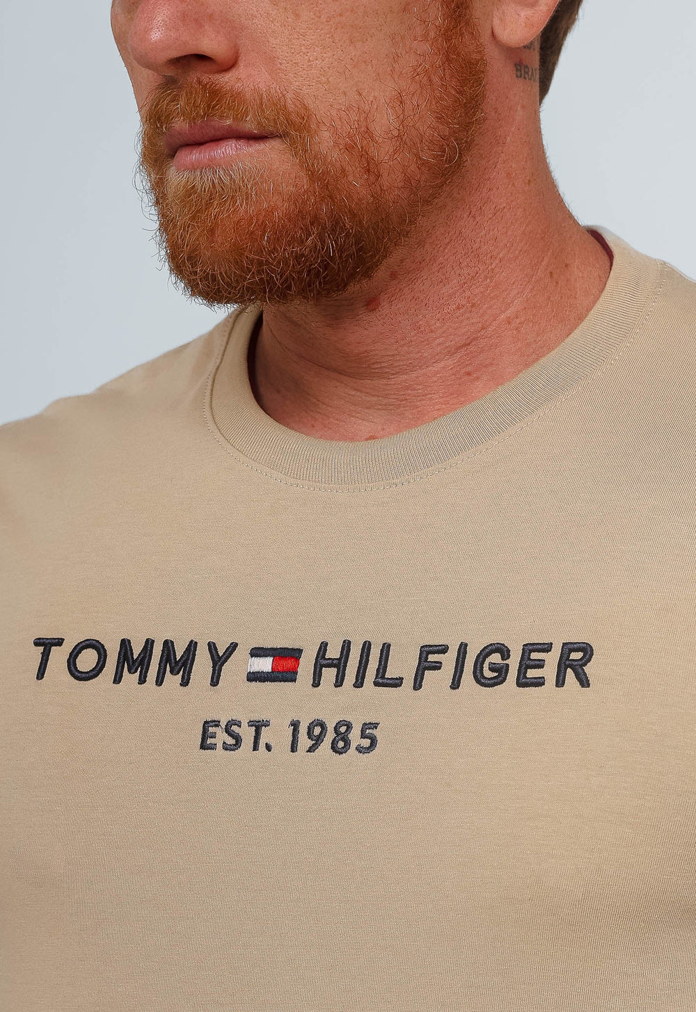 Camiseta Tommy Hilfiger Logo Tee- LIVE - Henri Store