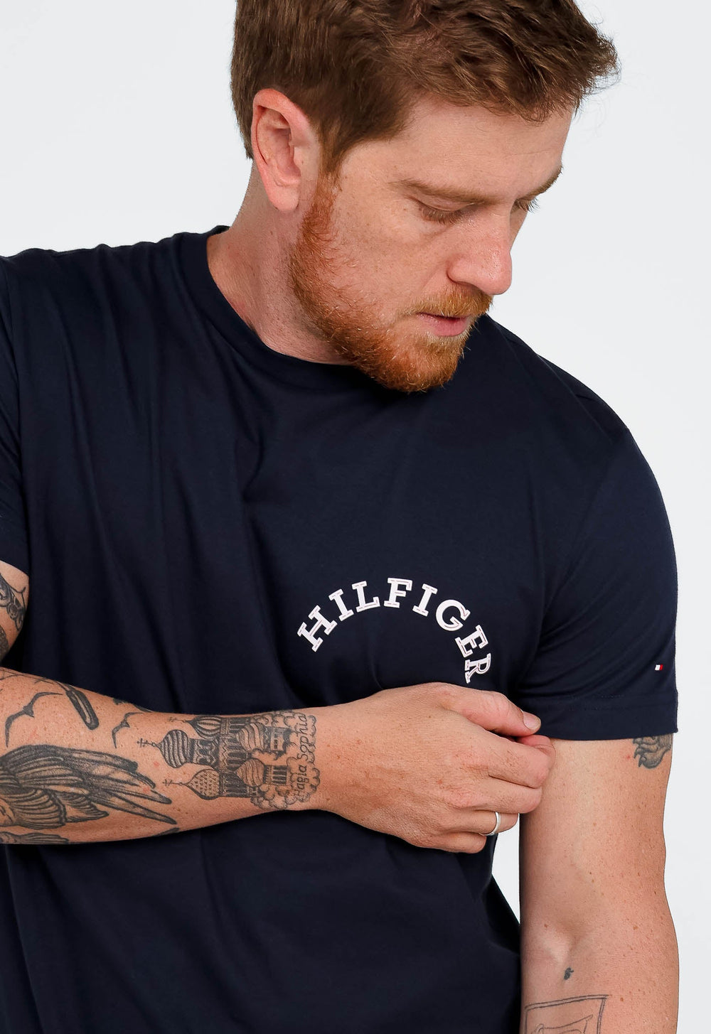 Camiseta Tommy Hilfiger Monotype Back Print - Henri Store