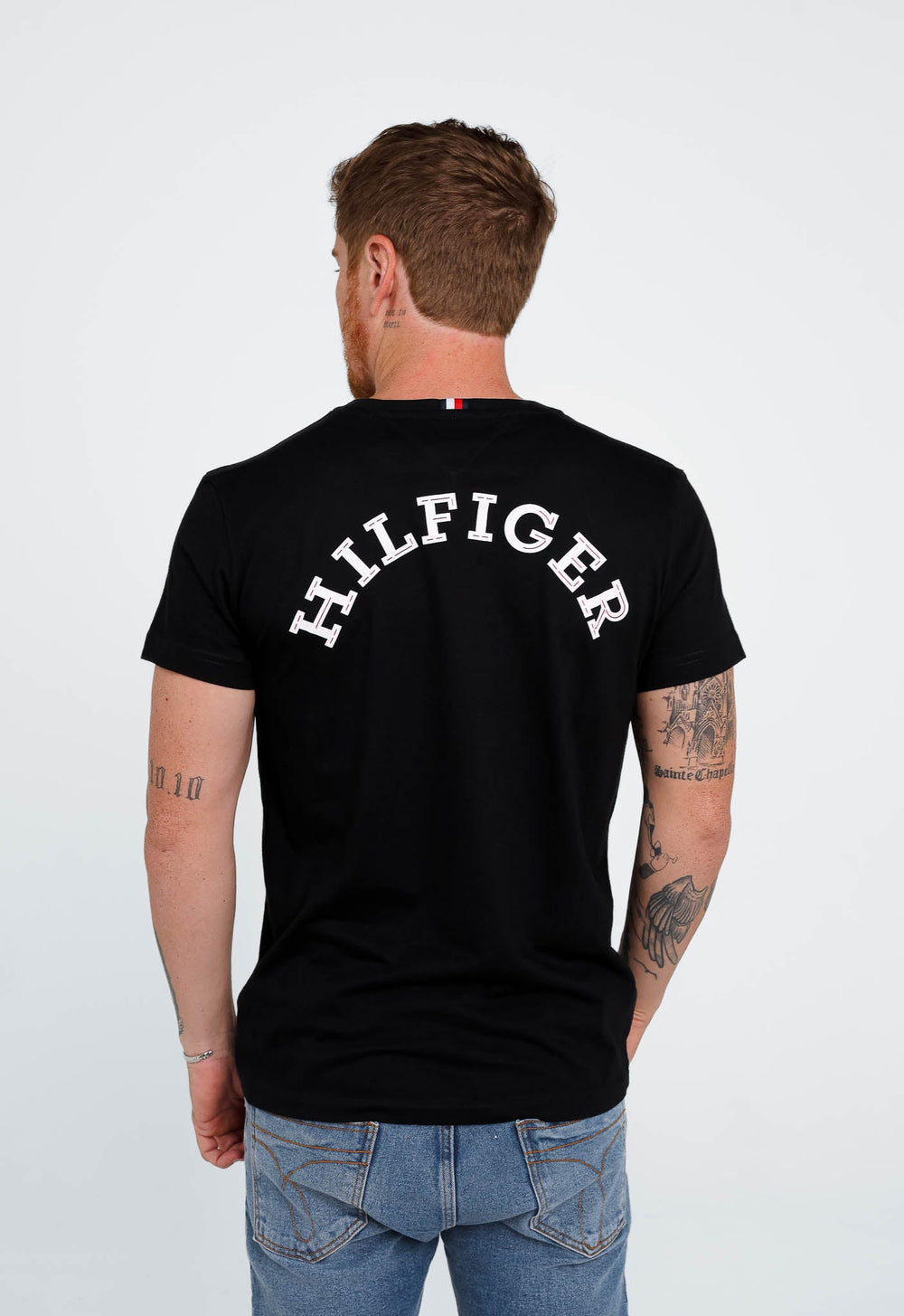 Camiseta Tommy Hilfiger Monotype Back Print - Henri Store