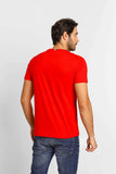 Camiseta Tommy Hilfiger Monotype Chest Stripe Vermelho - Henri Store