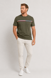Camiseta Tommy Hilfiger Monotype Chest Stripe - Henri Store