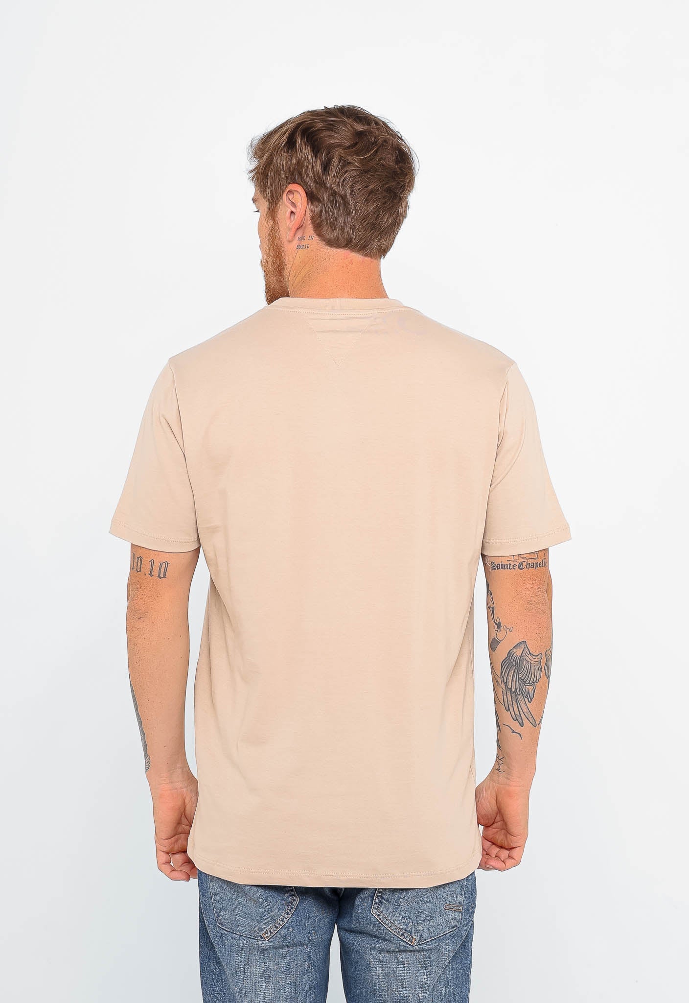 Camiseta Tommy Hilfiger Monotype Chest Stripe - Henri Store
