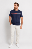 Camiseta Tommy Hilfiger Monotype Chest Stripe - Henri Store