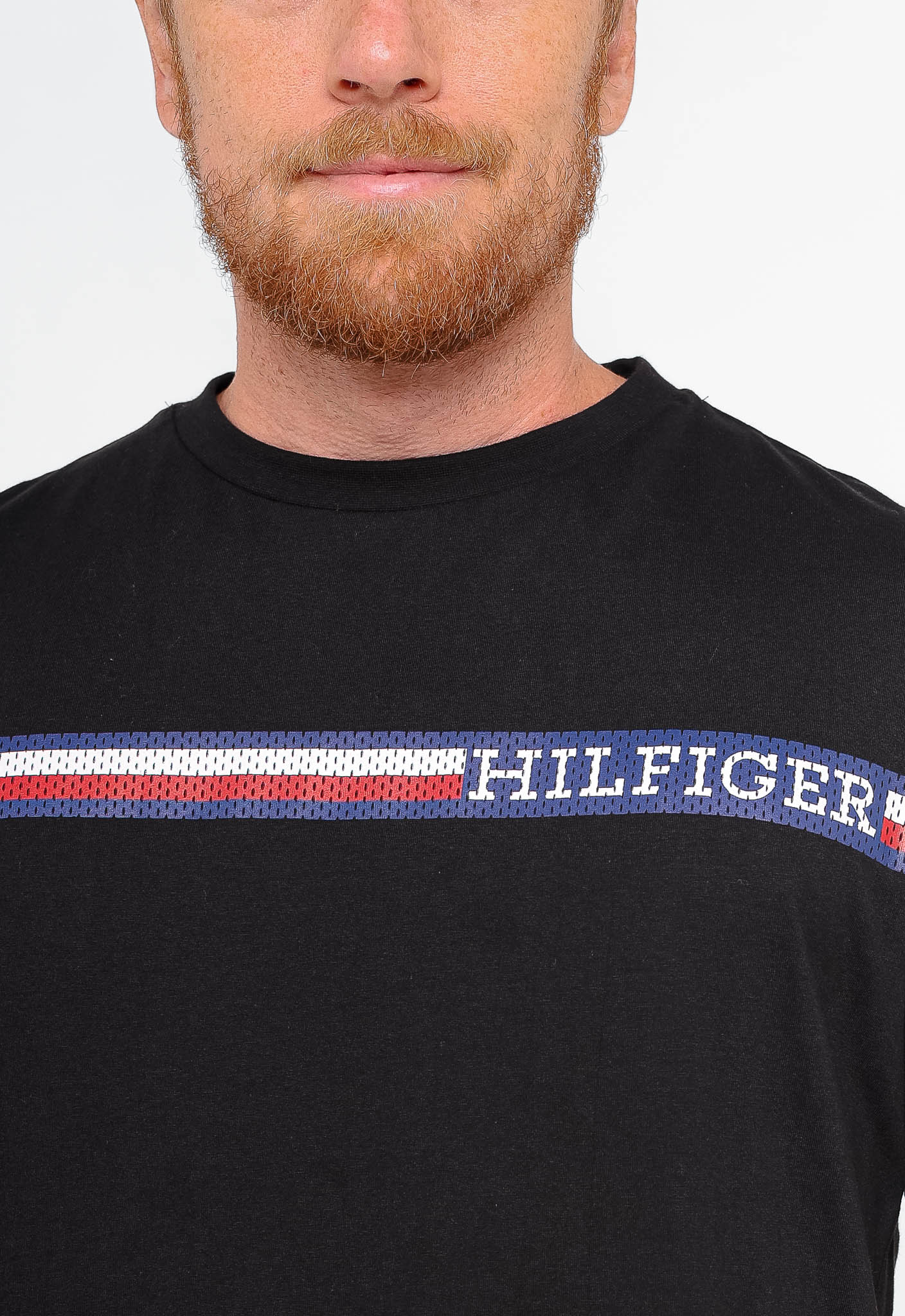 Camiseta Tommy Hilfiger Monotype Chest Stripe - Henri Store