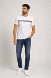 Camiseta Tommy Hilfiger Monotype Chest Stripe - Henri Store