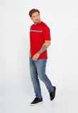 Camiseta Tommy Hilfiger Monotype Chest Stripe - Henri Store