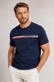 Camiseta Tommy Hilfiger Monotype Chest Stripe - Henri Store