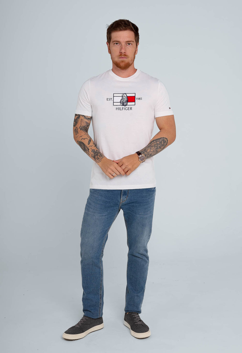 Camiseta Tommy Hilfiger Navegação Est.1985 - Live - Henri Store