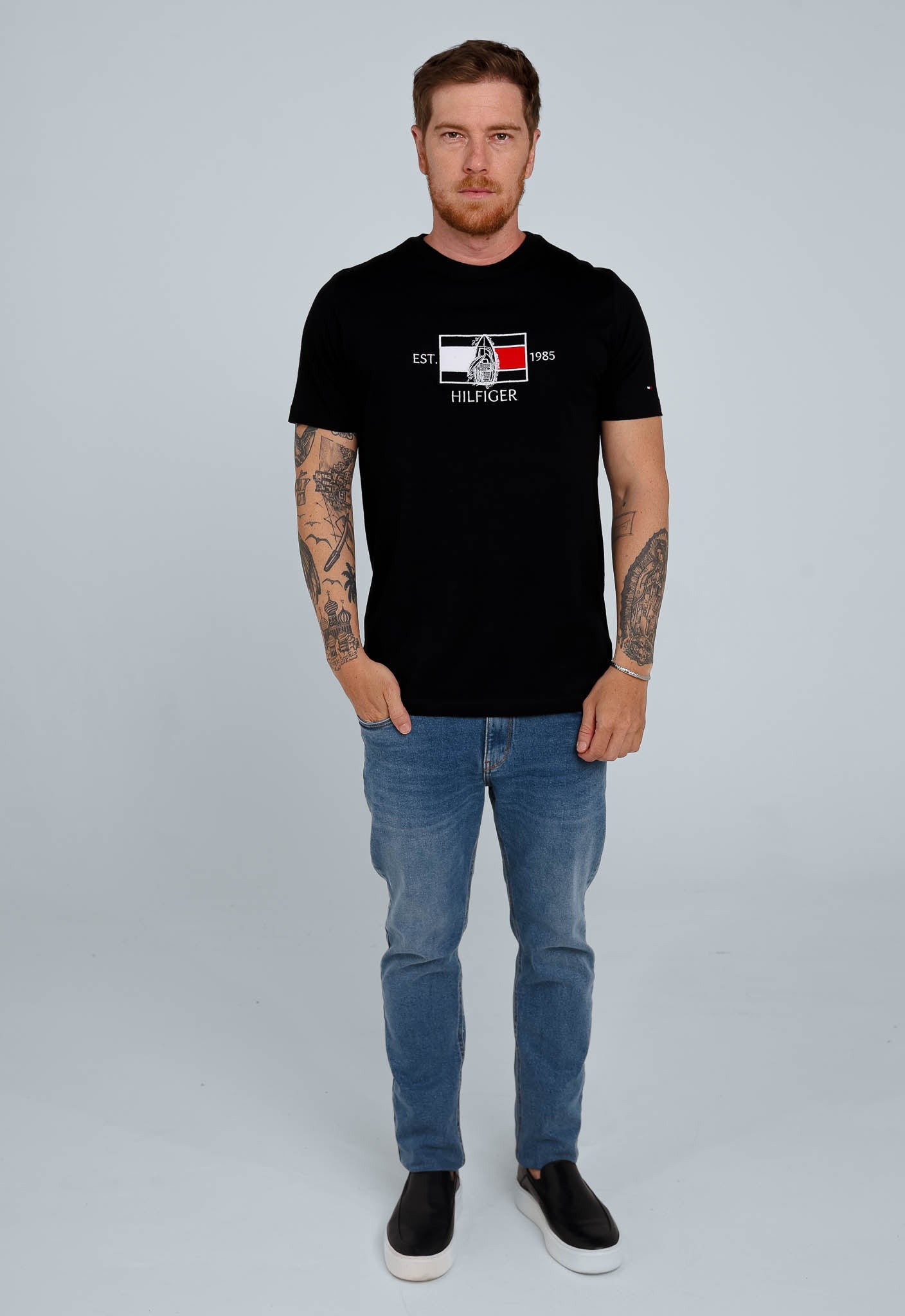 Camiseta Tommy Hilfiger Navegação Est.1985 - Live - Henri Store
