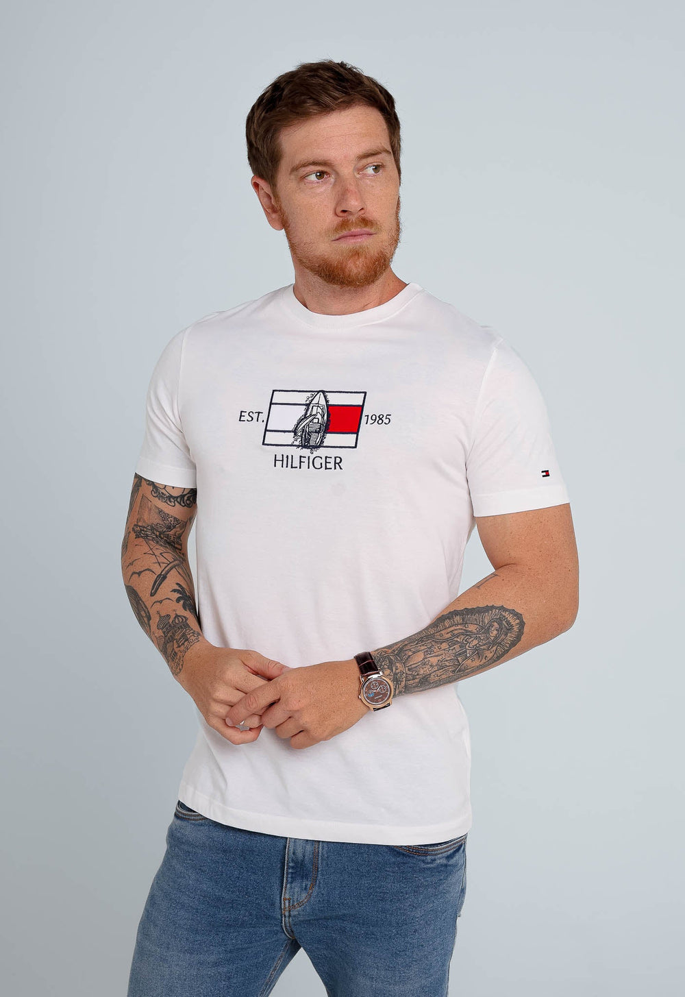 Camiseta Tommy Hilfiger Navegação Est.1985 - Live - Henri Store