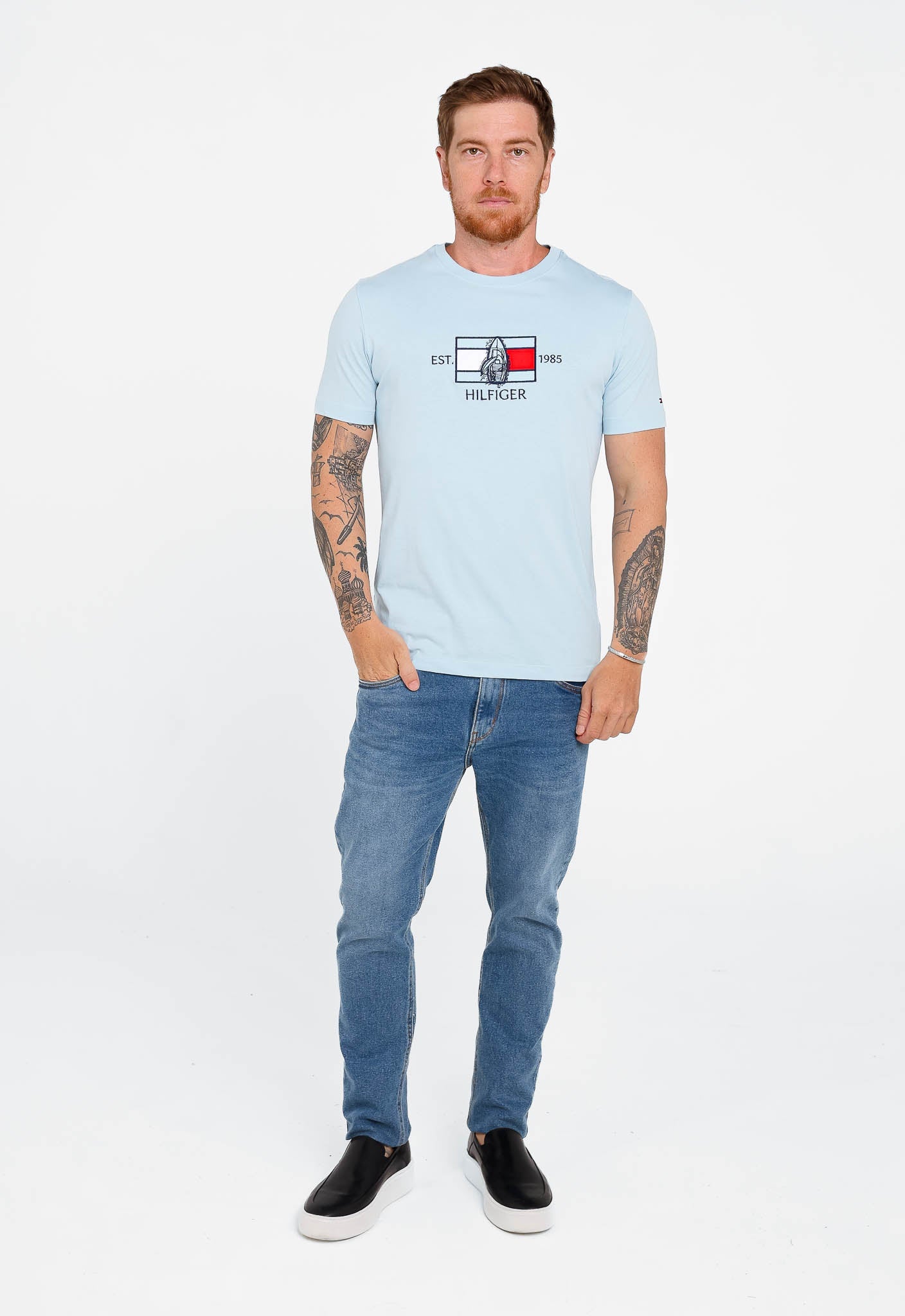 Camiseta Tommy Hilfiger Navegação Est.1985 - Live - Henri Store