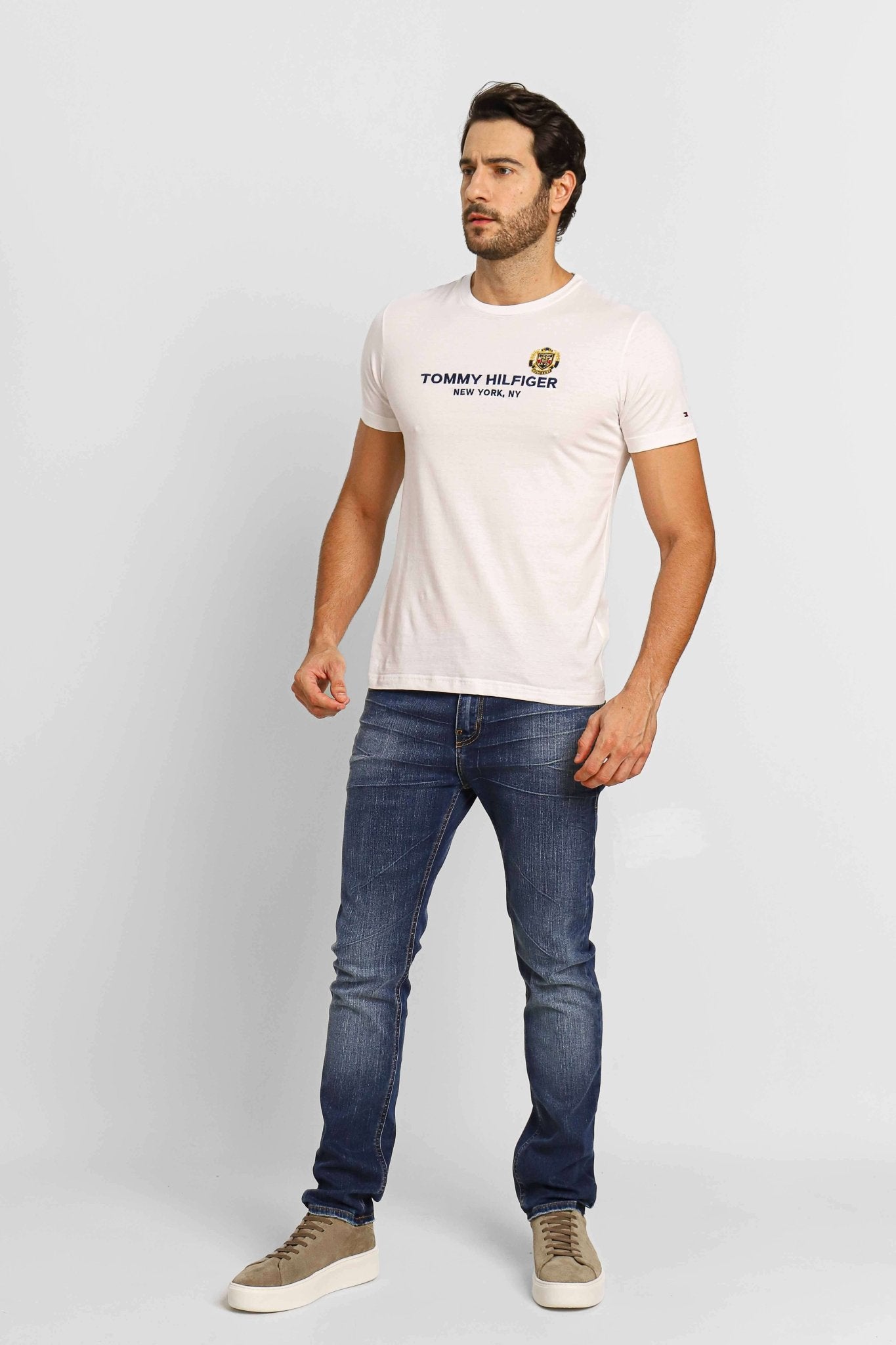 Camiseta Tommy Hilfiger New York Branco - Henri Store
