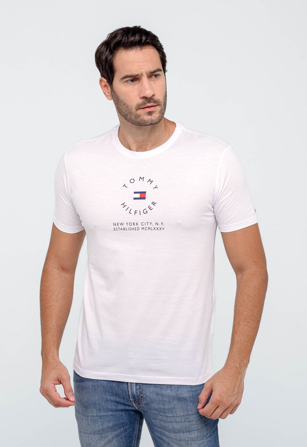 Camiseta Tommy Hilfiger New York City Established - LIVE - Henri Store