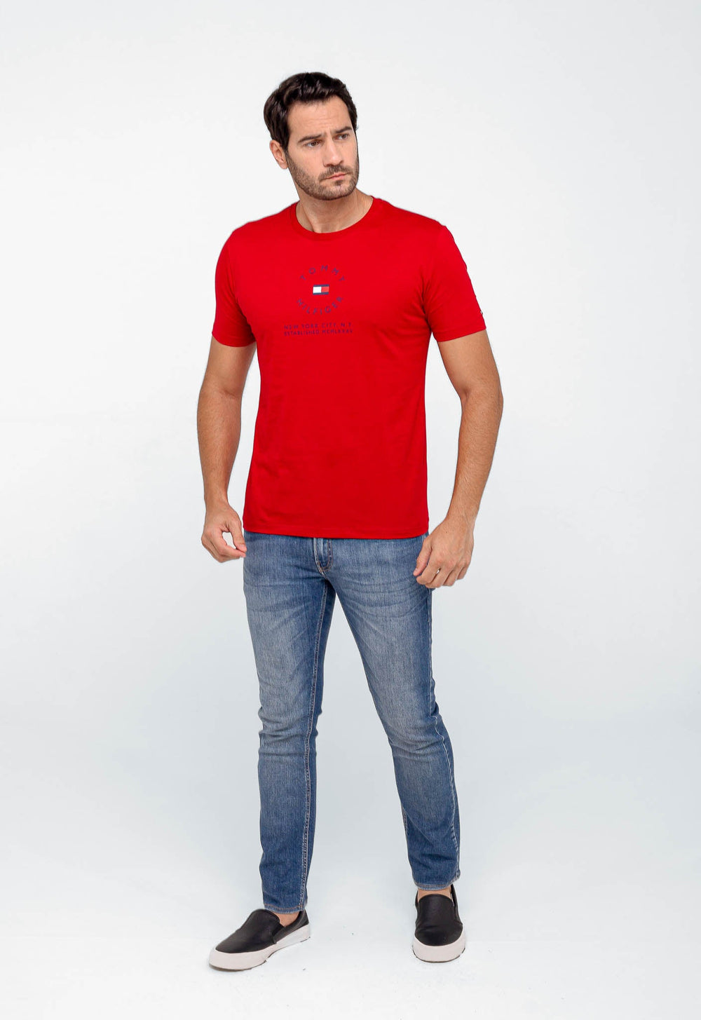 Camiseta Tommy Hilfiger New York City Established - LIVE - Henri Store