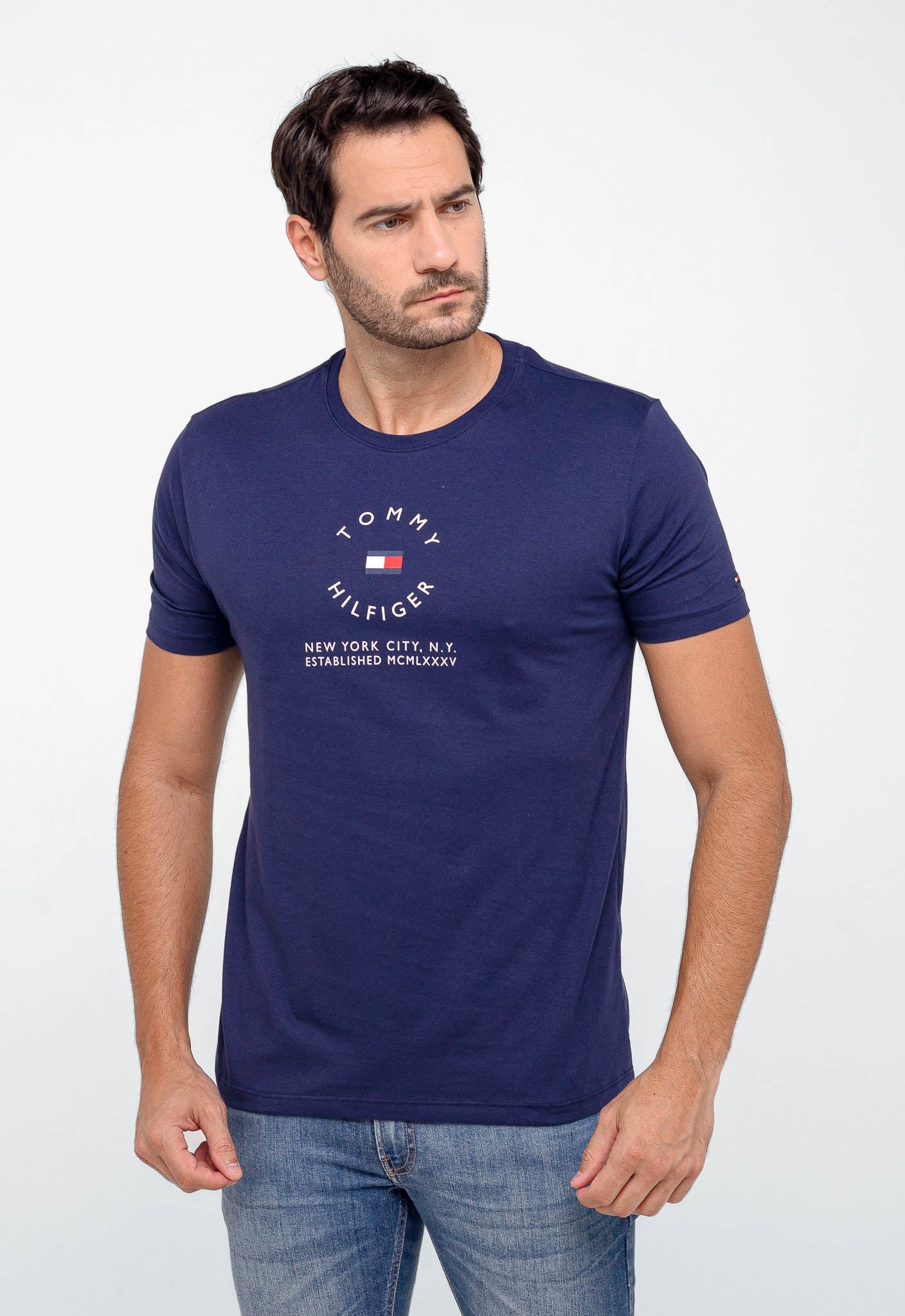 Camiseta Tommy Hilfiger New York City Established - LIVE - Henri Store