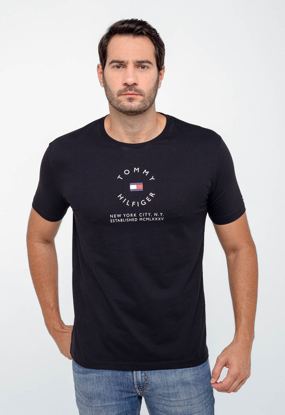 Camiseta Tommy Hilfiger New York City Established - LIVE - Henri Store