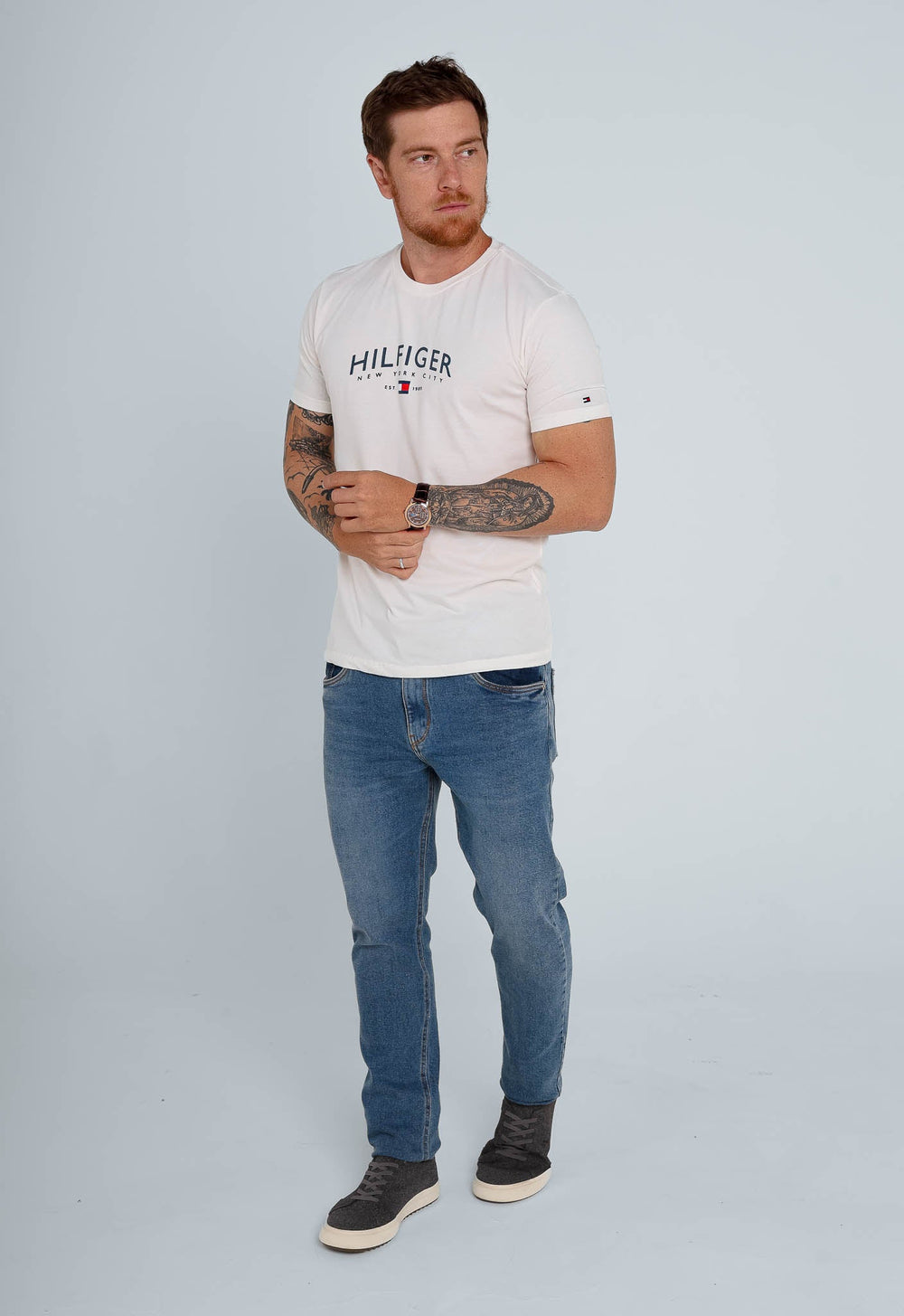 Camiseta Tommy Hilfiger Ny Est 1985 - Live - Henri Store