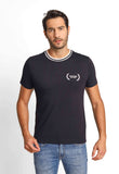 Camiseta Tommy Hilfiger Retilínea Gola - Sale - Henri Store