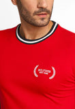 Camiseta Tommy Hilfiger Retilínea Gola - Sale - Henri Store