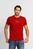 Camiseta Tommy Hilfiger Vermelho Estampa Quadrada - Henri Store
