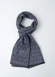 Cachecol Dom Henrico Azul Oxford
