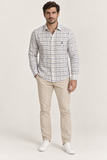 Camisa Sergio K ML Slub Dark Blue