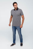 Polo Masculina Regular Fit Lacoste Cinza