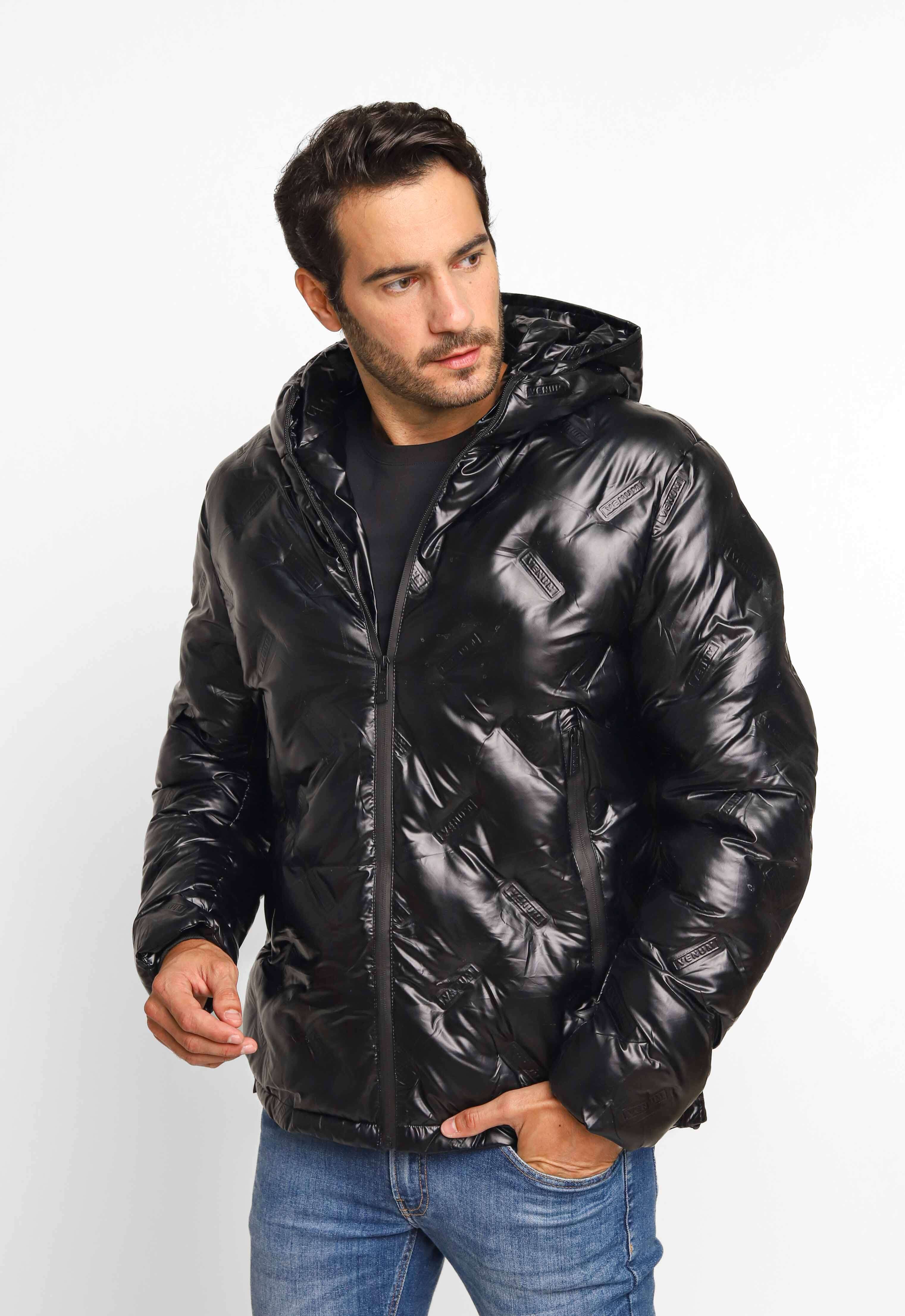 Jaqueta Venum Nylon Puffer Ziper Preta VNM228024